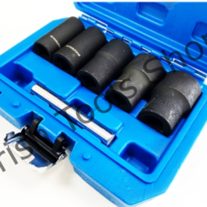 High Quality 6Pc 1/2" Dr Impact Twist Socket Set For Removing Damaged Nuts, Bolts & Fixings