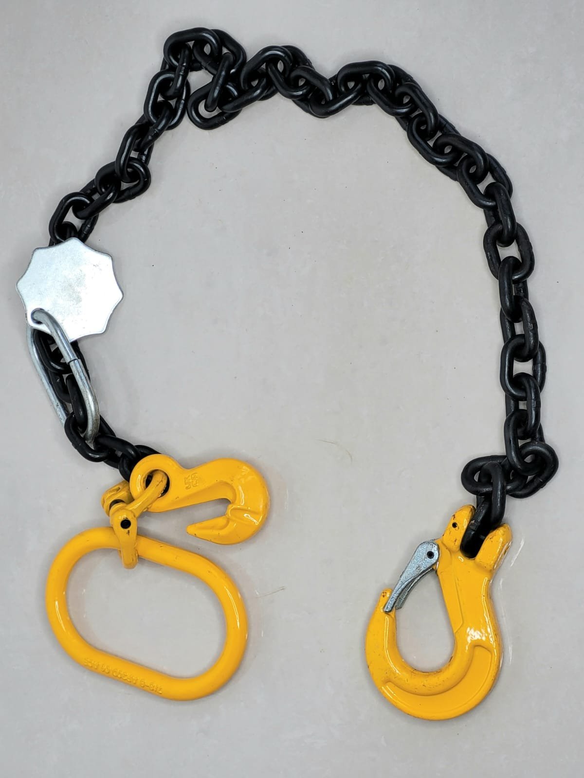 1.9 Ton Single Leg Chain Sling with Shortener and Sling Hook