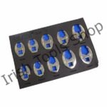 10 Piece 3/8" Drive Metric Crowfoot Wrench Set In Eva Tray