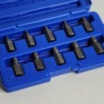 US PRO 10 Piece 6 Point 13mm Hex Head Multi Spline Screw Extractor Set