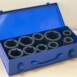 10Pc 1" Drive Deep Impact Socket Set 22 - 50mm