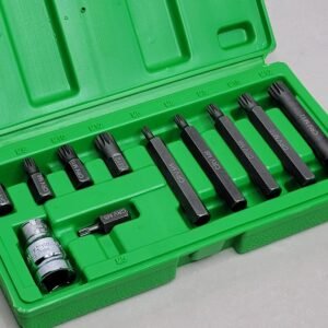 11PC 1/2" DR Spline Bit Set