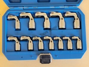 12 Pieces 3/8"Dr. Flexible Crows Foot Wrench Set