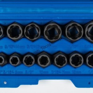 13 Piece Impact Bolt & Nut Remover Socket Set (1/4"-11/16") (8MM-19MM)