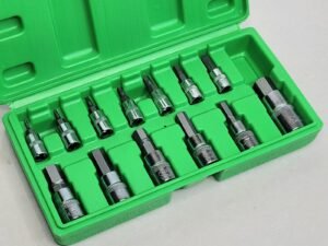 13PC Metric Hex Bit Socket Set
