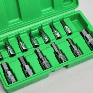 13PC Metric Hex Bit Socket Set