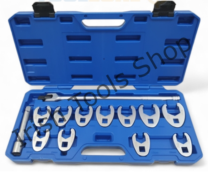 13Pc 1/2" Dr Crowfoot Wrench Set