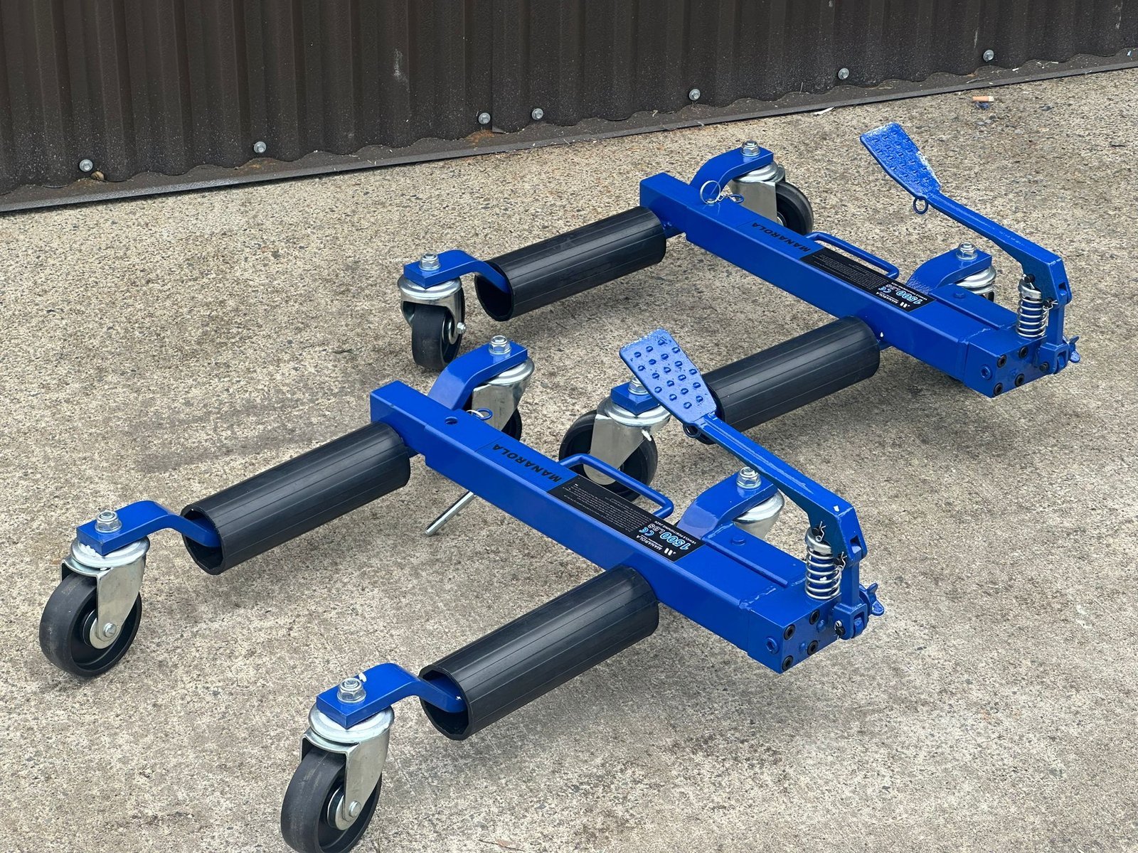Pair Of 1500 LBS Vehicle Positioning Jack / 9" Car Wheel Dolly