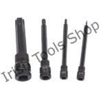 15 Piece 1/4" 3/8" 1/2" Drive 110mm Extra Long Impact Tamper Star Bit Socket Set T6 - T70