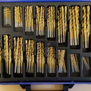 170 Piece HSS Titanium TiN Coating Twist Drill Set