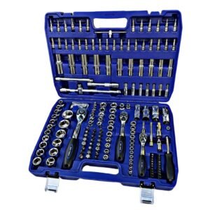 172 Piece 1/2", 3/8", 1/4" Drive Socket Set