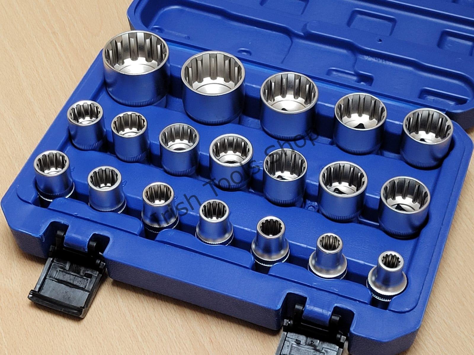 19 Piece 1/2" Drive Multi Fit Socket Set (8-32mm)