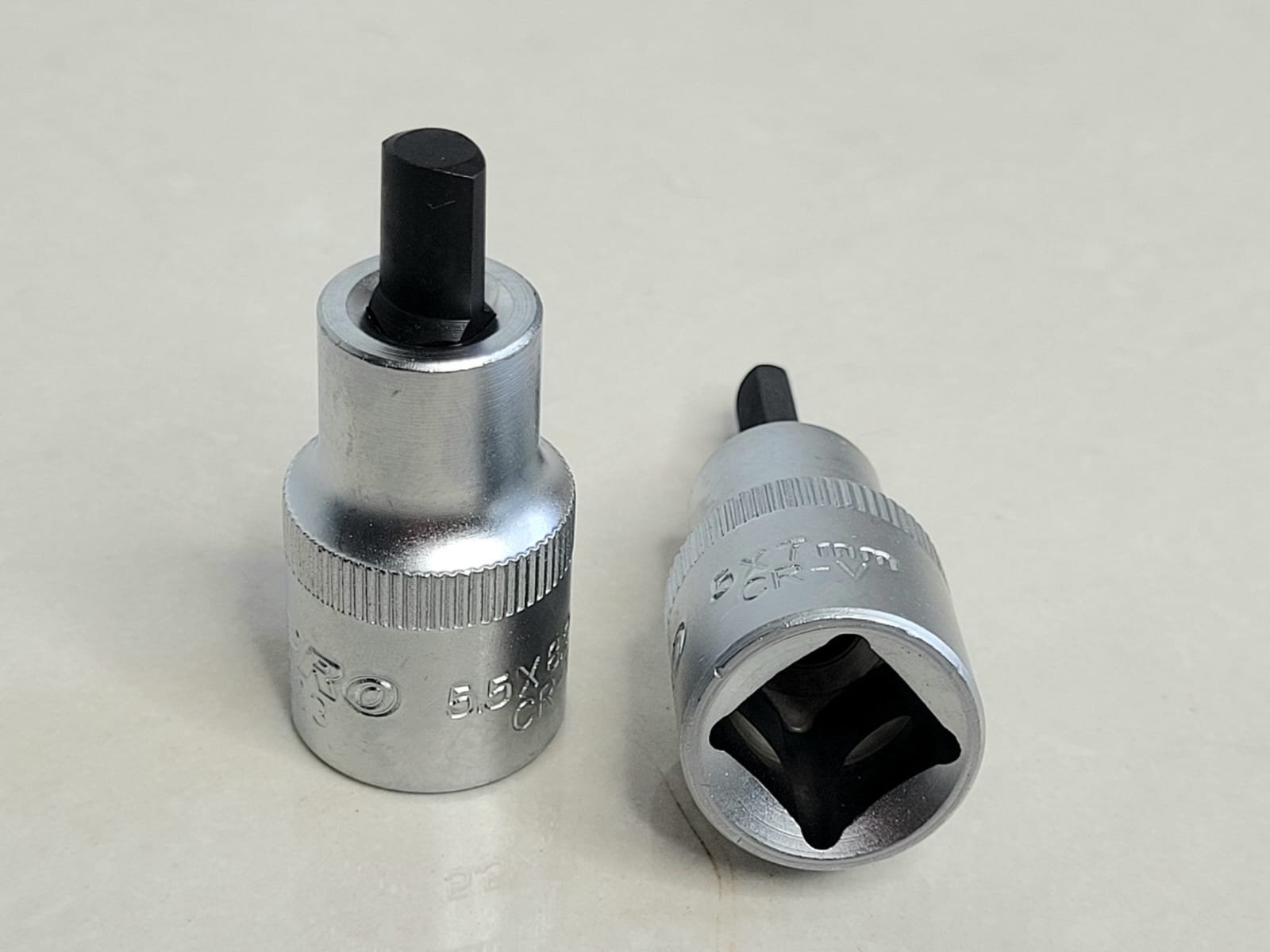 US PRO 2 Piece 1/2" Drive Bit Socket Set For Spring Strut Clamp Tool Suits Audi, Seat, Skoda, VW, BMW, Ford, Renault, Peugeot