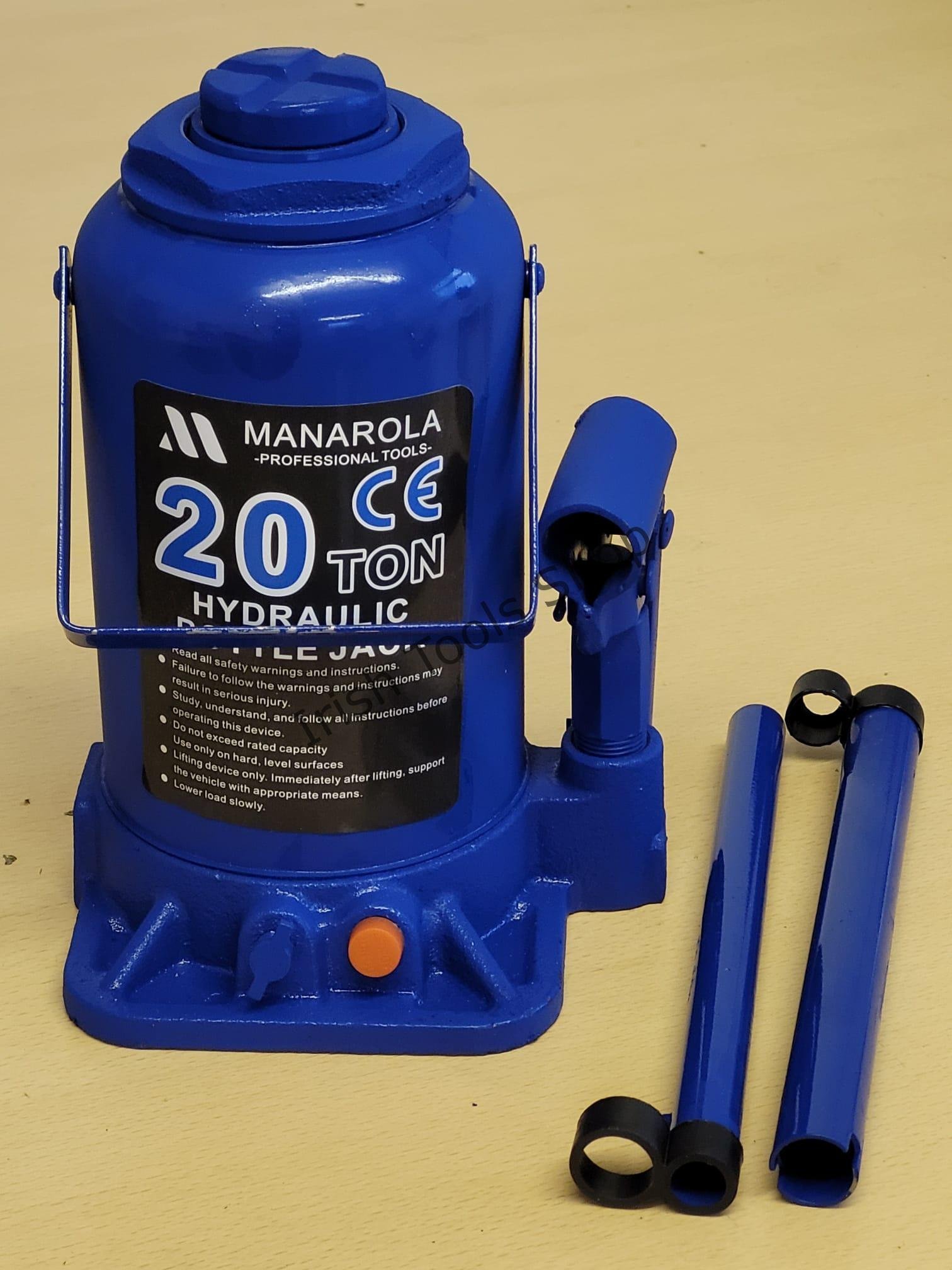 20TON Heavy Duty Industrial Hydraulic Bottle Jack