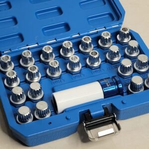 US PRO 23 Piece VAG Locking Wheel Nut Key Set Suits Volkswagen & Audi Group vehicles