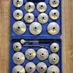 23PC ALUMINUM OIL FILTER CAP WRENCH SOCKET REMOVAL TOOL SET