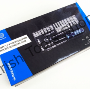 24Pc 1/4" Crv Polished Socket Set