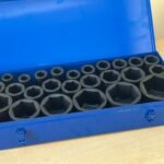 25pcs 1" Air Impact Socket Set 17-75mm