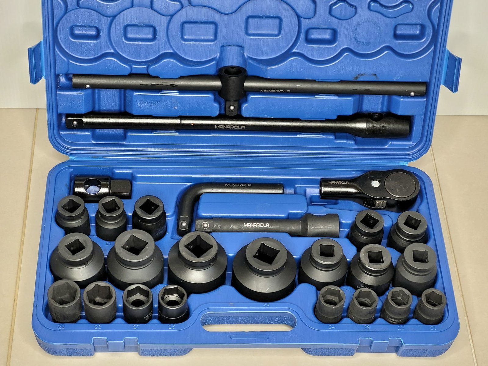 26 Piece 3/4" Drive Heavy Duty Impact Socket Set
