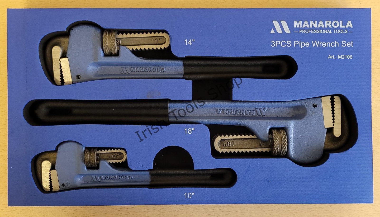 3 Piece Adjustable Stilson Pipe Wrench Set