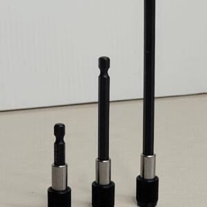 US PRO 3 Piece 1/4" Drive Magnetic Quick Release Bit Extensions