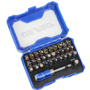US PRO 32 Piece Colour-Coded Socket Bit Set