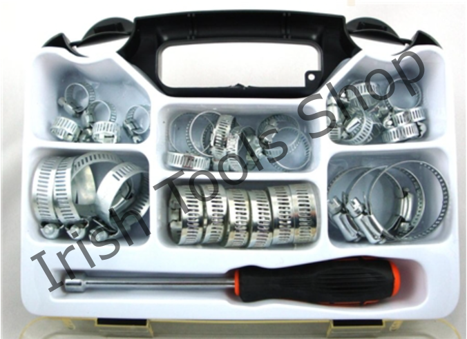 35Pc Stainless Steel Hose Clamp Set