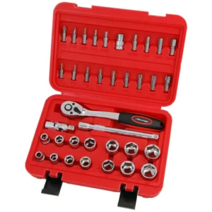 36 Piece 3/8" Drive Ratchet Socket & Bit Set