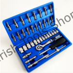 38 Piece 1/4" Drive Chrome Vanadium Socket Set
