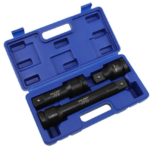 US PRO 3 Piece 1" Drive Impact Extension Bar Set For Impact Wrench | 100mm, 150mm & 250mm