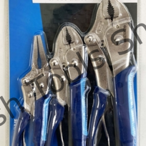 3Pc Curved Locking Plier Set | 6.5", 7", & 10"