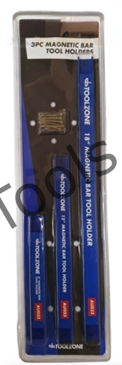 3Pc Magnetic Tool Bars 8/12/18 Inch