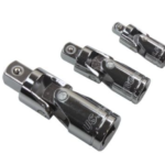 US PRO 3 Piece 1/4", 3/8" & 1/2" Drive Universal Joint Socket Set