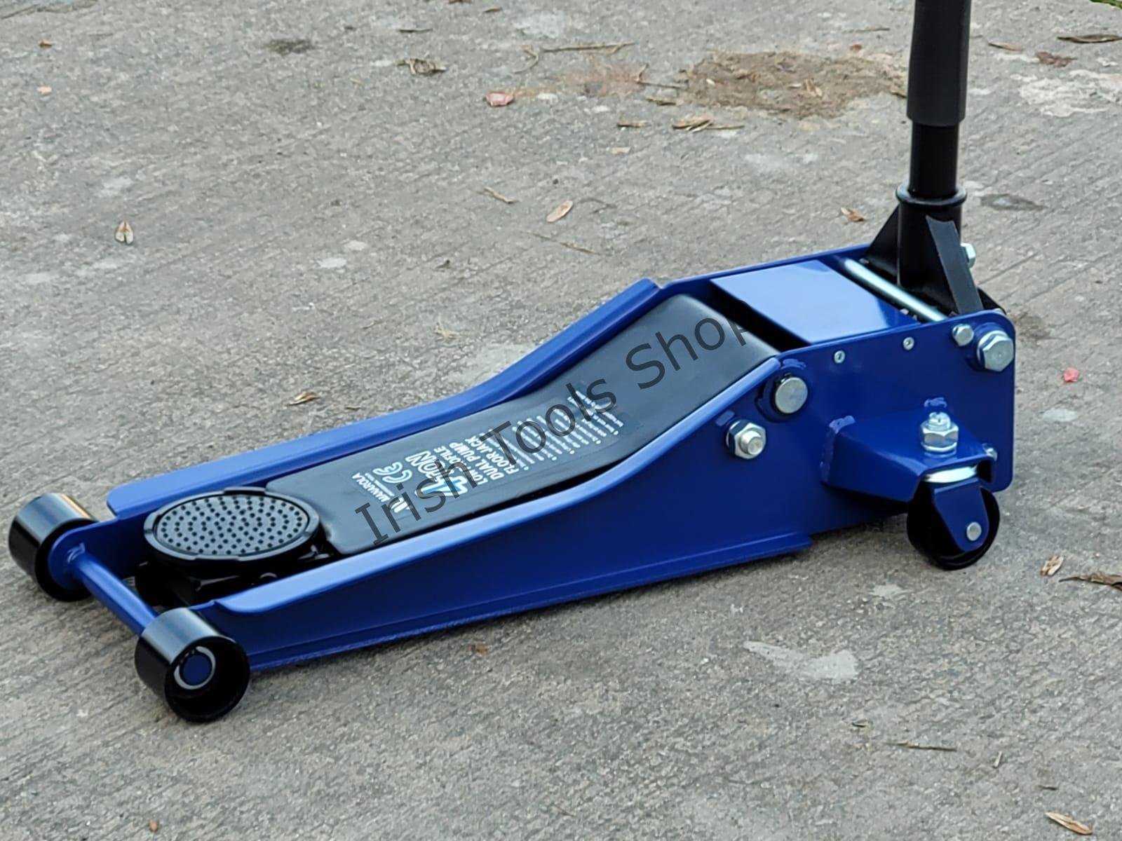4 Ton Low Profile Floor Trolley Jack with Quick Dual Pump & 3 Years Warranty