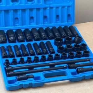 43 Piece 1/2" Drive Long & Short Impact Socket Set