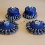 4PC Rotary Wire Brush Set Suits 115mm(4.5") Angle Grinders