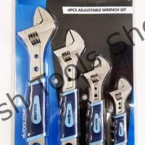 4Pc Soft Grip Adjustable Spanners