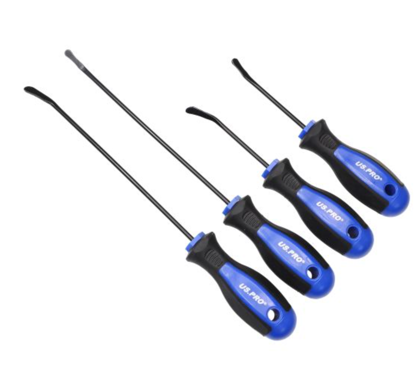 US PRO 4 Piece Spoon Tip O Ring & Oil Seal Remover Tool Set