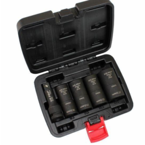 5 Piece Impact Wheel Nut Flip Socket Set