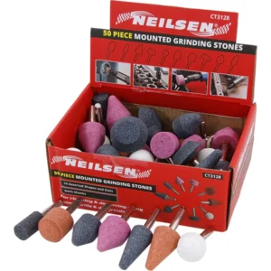 50pc Mounted Grinding Stones