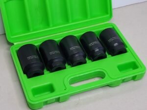 5PC 1/2" DR 12PT Deep Impact Hub Nut Sockets