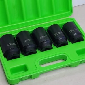 5PC 1/2" DR 12PT Deep Impact Hub Nut Sockets