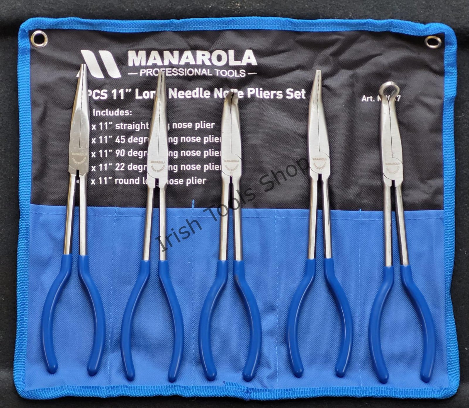 5PCS 11" Long Needle Nose Plier Set