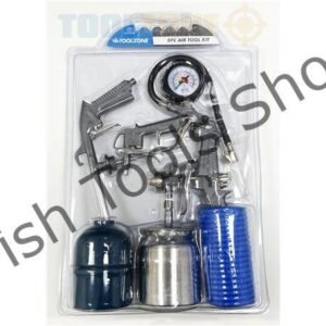 5Pc Air Tool Kit - Washing Gun, Inflating Gun, Air Dust Gun, Spray Paint Gun And Air Recoil Hose