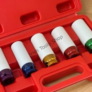 5 Piece Wheel Nut Impact Socket Set