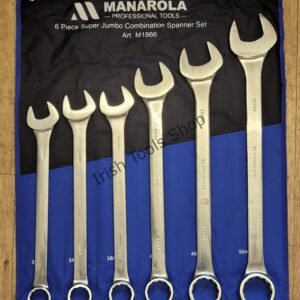 6 Piece Super Jumbo Combination Spanner Set Metric 33mm - 50mm