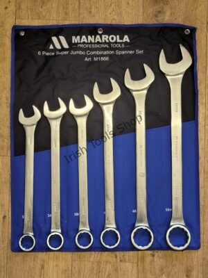 6 Piece Super Jumbo Combination Spanner Set Metric 33mm - 50mm