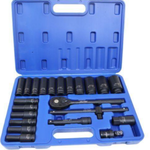 6 point 22pc 1/2" DR Deep Impact Socket Set 8 - 32mm