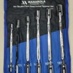 6 Piece Double Flexi-Head Socket Spanner set