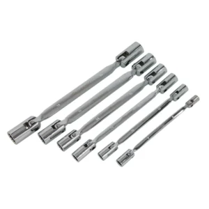 6 Piece Swivel Head Socket Wrench Set With Dual Heads